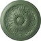 Ekena Millwork Vienna Ceiling Medallion (Fits Canopies up to 3 1/4"), Hnd-Painted Athenian Green, 16 7/8"OD x 5/8"P CM17VIAGF - alternate 1